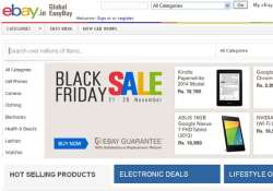 ebay ties up with shopyourworld for black friday sale in india