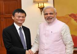 alibaba will help small business jack ma tells modi