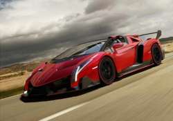 4.5 million lamborghini veneno roadster makes its public debut