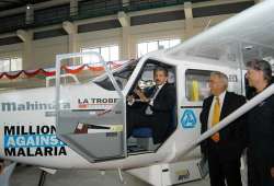 mahindra s maiden aircraft makes successful test flight