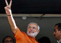 modi win lifts sensex past 25k profit booking curbs gains