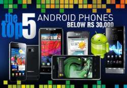 top 5 android phones under rs 30 000