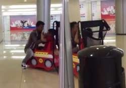 watch video toddler molested by toy car operator at al qasr mall