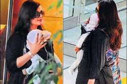 aish appears with daughter at cannes