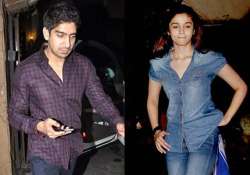 alia bhatt and ayan mukerji spotted partying at karan johar s residence again view pics