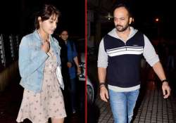 anushka sharma rohit shetty spotted watching movie together view pics