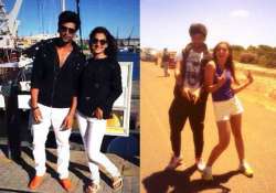 bigg boss 7 couple kushal and gauhar on honeymoon in cape town view pics