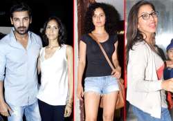 bollywood stars spotted at shootout at wadala special screening watch pics