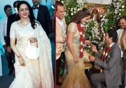 dharmendra hema malini at daughter ahana s engagement view pics