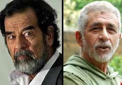 director wants naseer as saddam