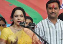 hema malini makes electoral entry from mathura