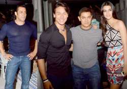 heropanti earns rs 21.33 cr in weekend salman and aamir celebrate its success view pics