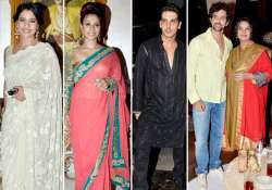 hrithik suzanne kajol attend zarine khan s iftar bash view pics