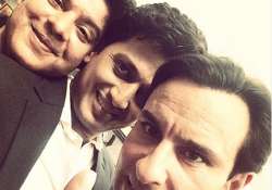 saif reteish sajid wraps up humshakal with a selfie see pics