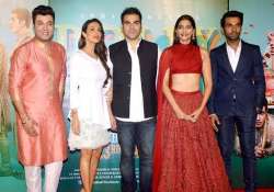 dolly ki doli trailer unveiled on arbaaz malaika s anniversary