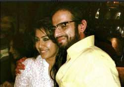 tv actor karan patel parties with fiancee ankita bhargava