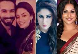 omg shahid kapoor to invite kareena vidya priyanka to his wedding