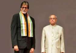 amitabh bachchan and president pranab mukherjee s movie date