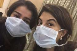 jacqueline fernandez pays visit to ailing sonam kapoor in hospital