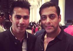 varun dhawan takes no panga with bhai salman khan