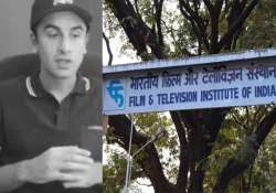 ftii row ranbir kapoor supports the students