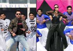 varun dhawan neha dhupia s sizzling performances at ccl opening ceremony see pics