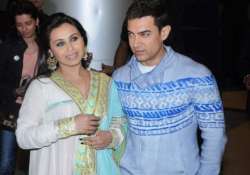 so sweet this is how aamir khan celebrated birth of rani s daughter