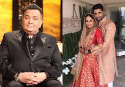 rishi kapoor congratulates his daughter sister lover urmila on her wedding