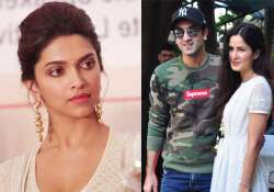 finally deepika reacts to ranbir kapoor katrina kaif break up