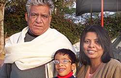 om puri s wife says shiney is an angel compared to him