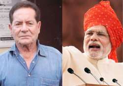 modi is not communal muslims should respect culture salim khan