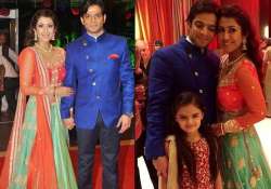 karan patel and ankita bhargava s starry sangeet ceremony see inside pics