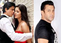 ooppss katrina kaif chooses shah rukh khan over salman khan