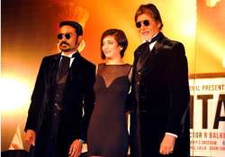 big b dhanush akshara to meet college students in chennai to promote shamitabh