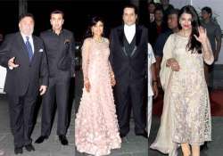 aishwarya priyanka ranbir dazzle at shirin uday s wedding reception view pics