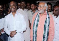 pm narendra modi wishes rajinikanth on his 64th birthday