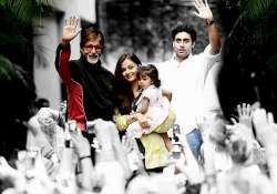 amitabh bachchan s fans left aaradhya apprehensive