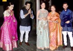 kareena saif plays a perfect host at soha kunal s wedding party see pics