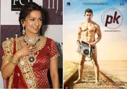 i have issues with aamir s pk tweets juhi chawla