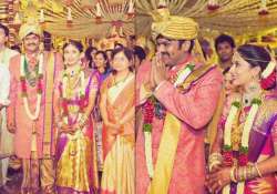 actor manchu manoj marries pranathi reddy see pics