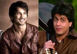 sushant singh rajput admits imitating srk