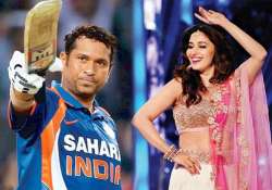 watch sachin tendulkar and madhuri dixit promote make in india week