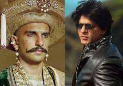 bollywood chooses bajirao ranveer over dilwala shah rukh