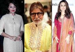 amitabh bachchan farhan akhtar sonakshi sinha wish happy lohri