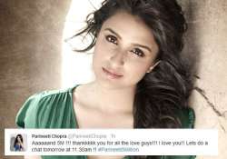 parineeti chopra gets 5 million twitter followers