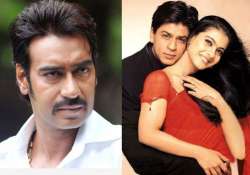 happy to see srk kajol back on screen ajay devgn