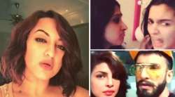 sonakshi sinha ranveer singh and alia bhatt gripped by dubsmash fever watch videos