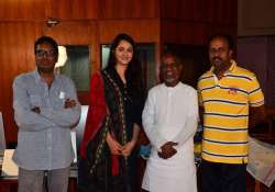 illayaraja in london for re recording of rudhramadevi