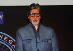 big b down with fever kbc 8 shoot perturbed