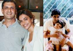 deepika padukone remembers father in lungi to recapture memories see pics